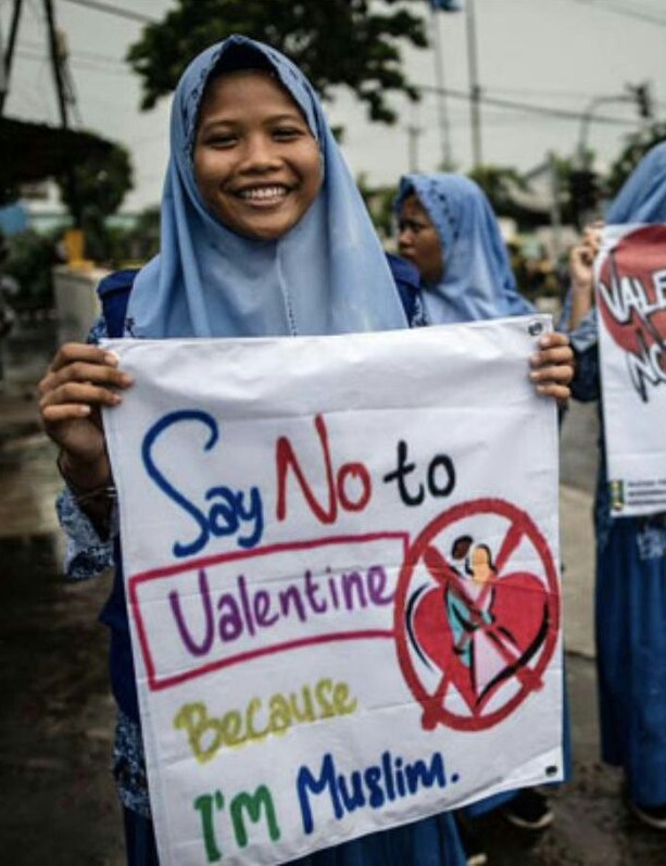 راه‌اندازی کمپین نه به ولنتاین در اندونزی